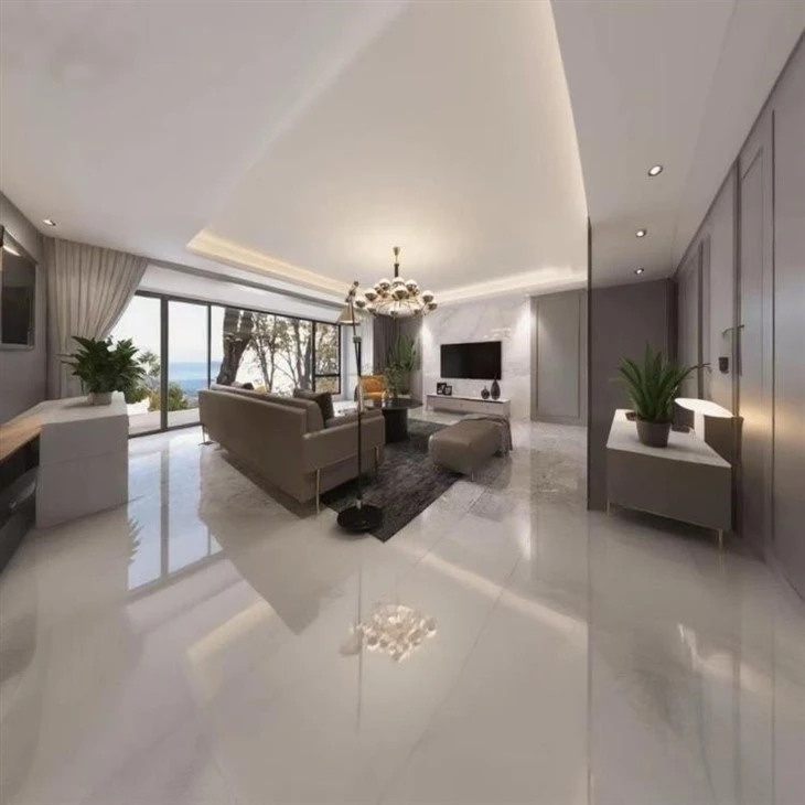 Marble - Effect PVC Lamination For Cabinets factory